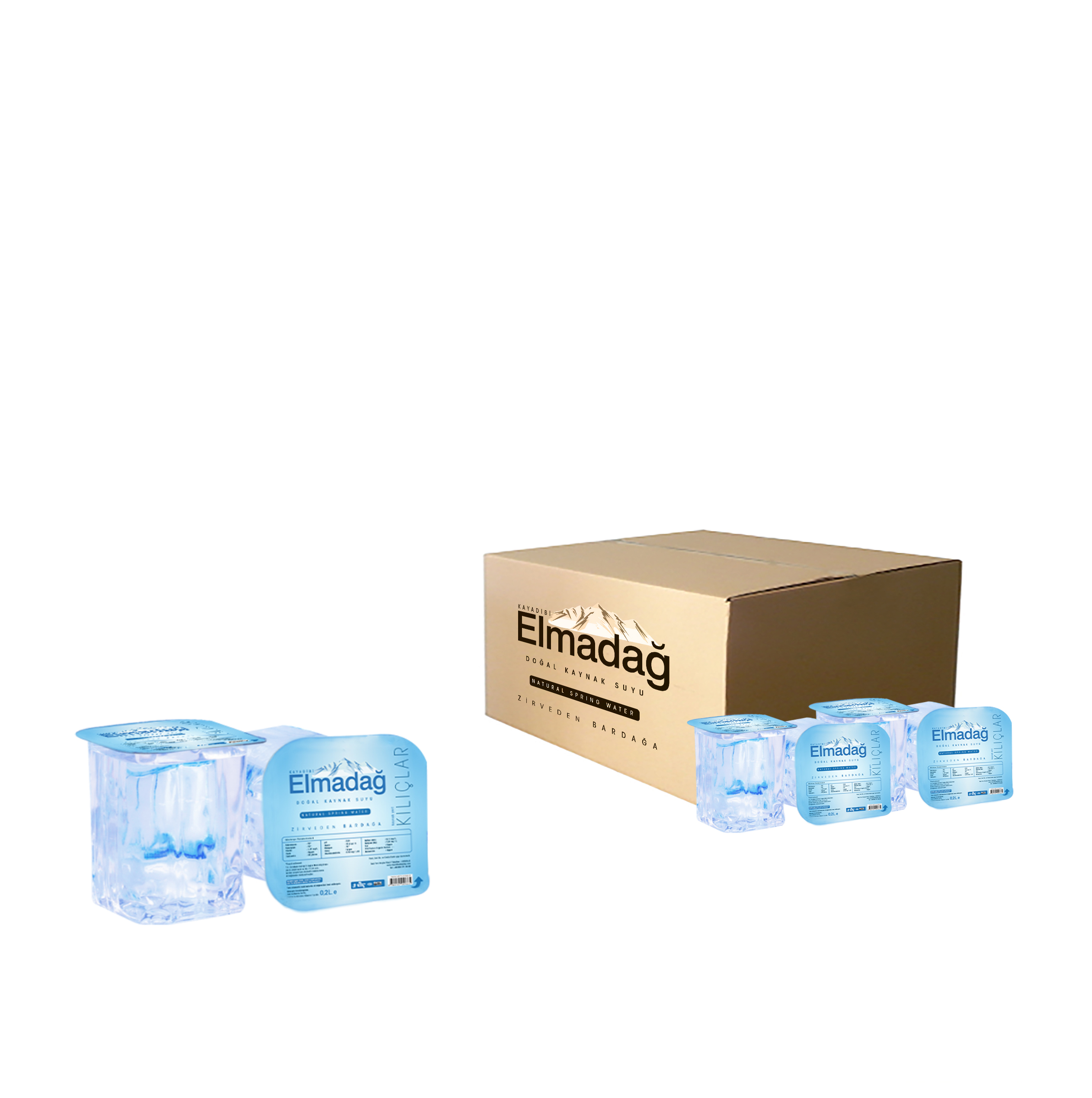 Elmadağ Bardak Su 200 ml